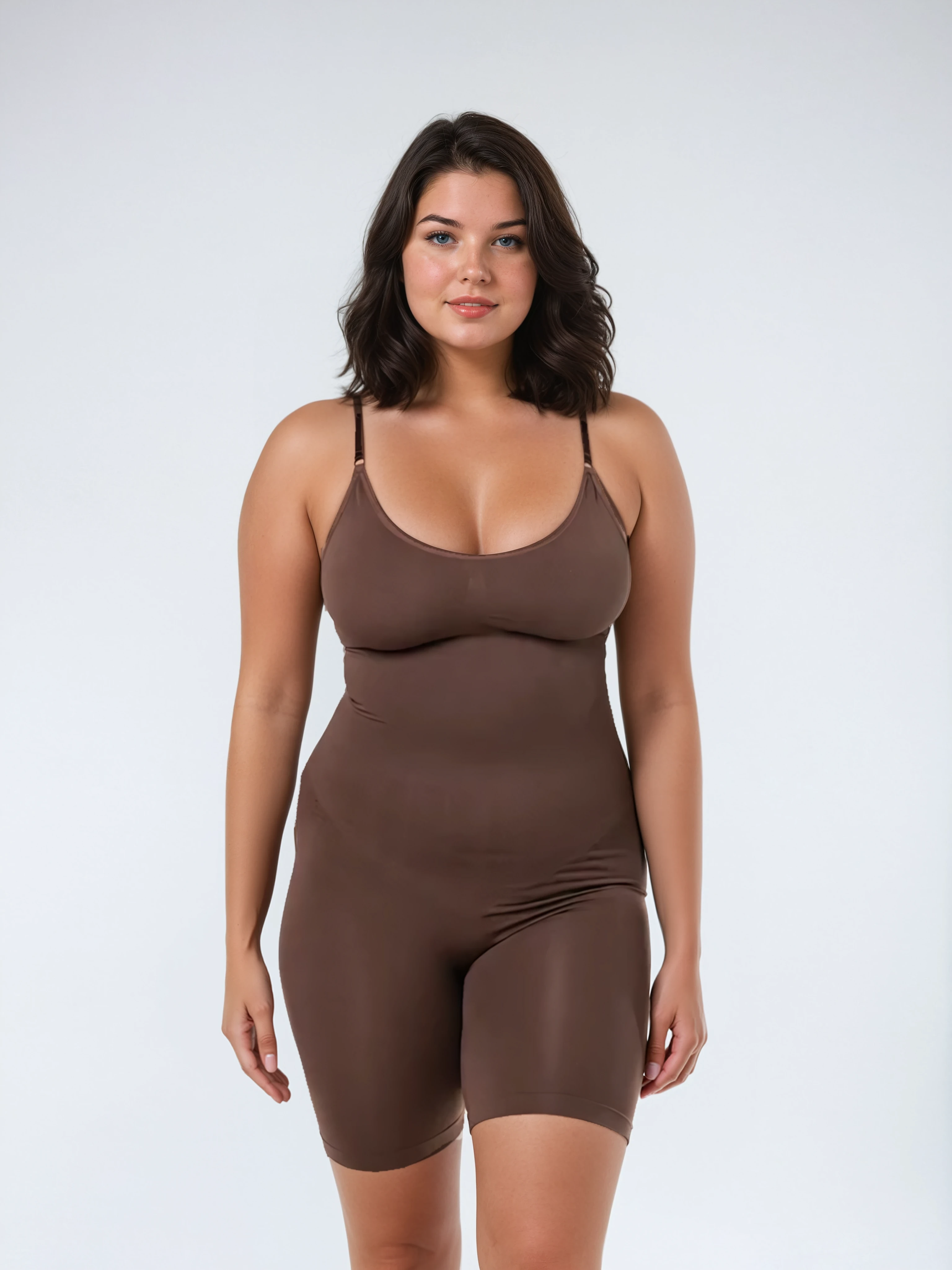 Comfit™ Kelly - Korygujące bodyshorty z ramiączkami spaghetti