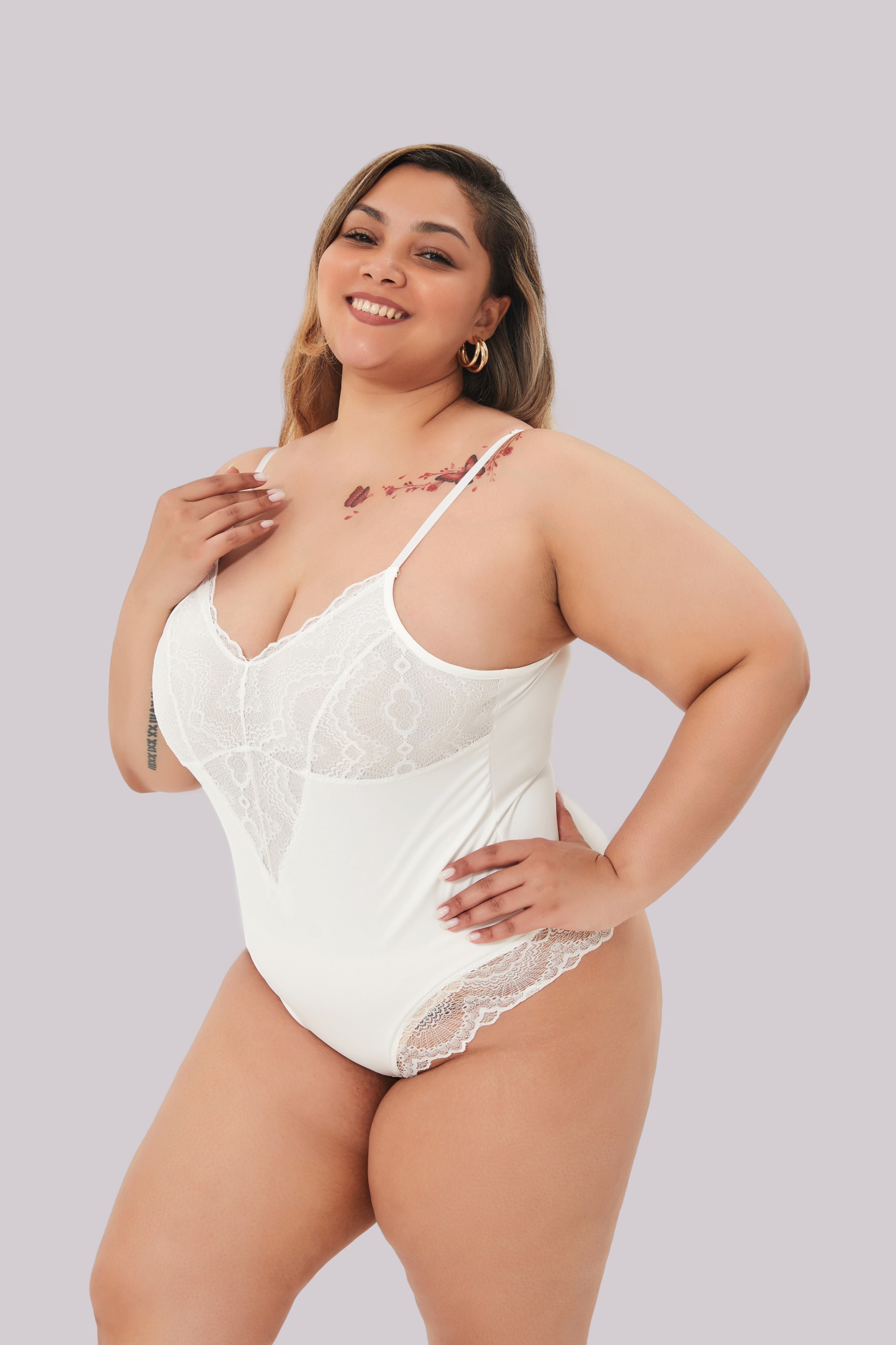 Comfit™ Rosaline - Koronkowy Body Kształtujący